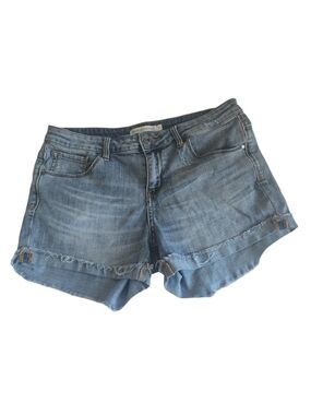 Melrose and Market Light Blue Rolled-Hem Denim Shorts
